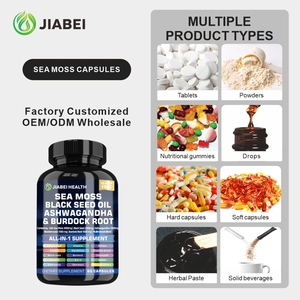 OEM kapsul rumput laut vitamin kompleks mineral imitas Booster suplemen Label pribadi pabrik grosir - Product Image 3