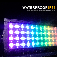 SHEHDS Rgbw etapa discoteca luz al aire libre reflector Led inundación 44x10W impermeable Led de alta potencia Dj pared arandela Luz