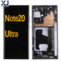 Écran tactile OLED de remplacement de haute qualité de la marque XJ, garantie 1 an pour Note 8 9 10 20 S20 S21 S22 S23 Plus Ultra Frame