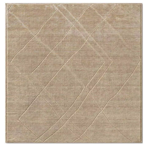 Alfombra Moderna Marroquí Abstracta de Lana y Seda, Anudada a Mano, de Lujo, Diseño Personalizado, Elegante Decoración de Interiores para Sala de Estar - Product Image 1