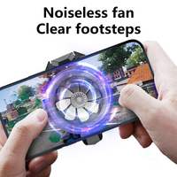Refroidisseur Portable pour Smartphone, ventilateur de refroidissement Mobile, support de refroidisseur de jeu, contrôleur de coussin de refroidissement muet