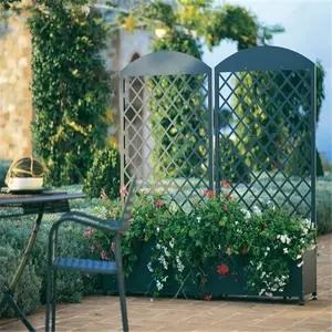 Hộp Trồng Cây Trellis Trang Trí Sân Vườn Kim Loại