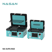 NASAN NA-SUPA Max 15 Inch Alat Laminasi dan Penghilang Gelembung Perlu Pompa Vakum Eksternal untuk Perbaikan Layar Datar dan Lengkung Ponsel