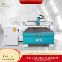 Machine de gravure sur bois 1325, machine de découpe CNC entièrement automatique à grande échelle pour PVC, acrylique, mousse, haute précision, 220V