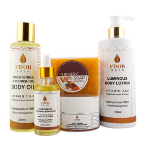 Glühendes Hautpflege set mit Kollagen Vitamin <span class=keywords><strong>C</strong></span> & E Glutathion Infusion Hydrochinon freies Körper öl Lotion Serum Aufhellung sset - Product Image 3