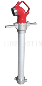 Tubo de salida doble de aleación de aluminio para hidrante contra incendios BS, tubo de agua de doble/única salida de aluminio británico para hidrante contra incendios - Product Image 6