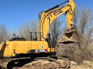 รถขุดตีนตะขาบขนาดใหญ่ 75 ตัน ยี่ห้อ SANY รุ่น SY750H พร้อมเครื่องยนต์ Isuzu ปั๊มไฮดรอลิก และเกียร์บ็อกซ์ ขาย - Product Image 2