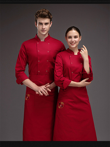 Giacca Uniforme <span class=keywords><strong>da</strong></span> Chef per Uomo in Cotone o Personalizzata per Ristoranti e Bar, Vendita Calda - Product Image 4