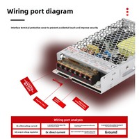 Alimentation à découpage Wangma LRS36V à sortie unique pour imprimantes 3D, efficacité DC 89%, mode Hiccup