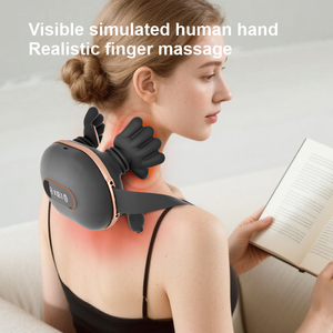 Tragbares Kabelloses Elektrisches 4D-Shiatsu-Knetmassagegerät mit Simuliertem Handdesign zur Schmerzlinderung für Nacken und Schulter - Product Image 5