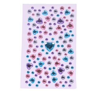 Adesivo Decorativo in Acrilico con Stampa di Cuori, <span class=keywords><strong>Gemme</strong></span> <span class=keywords><strong>e</strong></span> Diamanti per Regali Promozionali - Product Image 1