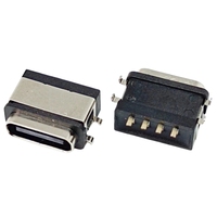 Connecteur USB Type-C 24 broches étanche IP68 haute fiabilité pour la charge et le transfert de données des cartes d'automatisation industrielle et des modules d'alimentation PD