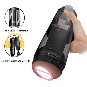 Copa Vibradora Impermeable con Calentamiento y Succión Profunda, con Sonidos de Sexo Femenino, Juguete Sexual para Adultos, Masturbación Masculina - Product Image 6