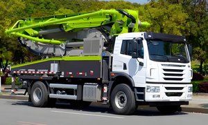 รถปั๊มคอนกรีตยี่ห้อซูมไลออน รุ่น ZLJ5461THBJF 62X-6RZ ขนาด 62 เมตร ประสิทธิภาพสูง ติดตั้งบนรถบรรทุก - Product Image 3