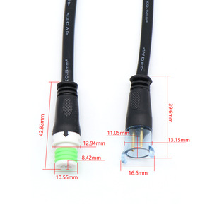 Multi Core Waterproof Plug Connector 2 3 Core DC Led <b>Lighting</b> Industrial Automation Adapter Insert Type PVC <b>Shell</b> - Product Image 1