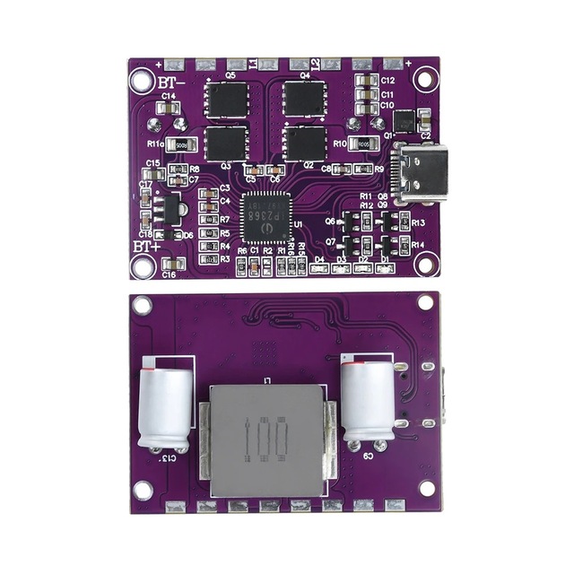 IP2368 100W Bidirectional Fast Charging Module PD3.0 Buck Boost Board for 2-6S Li-ion LiFePO4 Battery DIY Power Bank