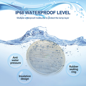 15w18w 22W 28W 36W 45W 54W Đèn hồ bơi dẫn dưới nước IP68 PAR56 vật liệu thủy tinh dưới nước dẫn ánh sáng - Product Image 5