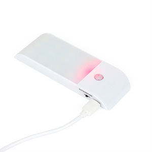 Usb Charging <b>Sensor</b> <b>Led</b> Night <b>Light</b> Rectangle Warm White Cabinet Wall <b>Light</b> For Bedroom Kitchen - Product Image 2