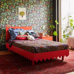 French Solid Wood <b>Bed</b>, Solid Wood <b>Frame</b> for Bedroom Use, Customizable - Product Image 5