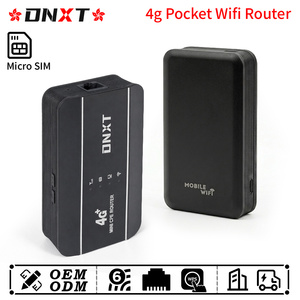Dnxt Wi-Fi เราเตอร์ WiFi6 300Mbps 4G ซิมการ์ด WPS 3000mAh เราเตอร์พกพา4G wan/lan Cat4เราเตอร์ WIFI LTE 4G ขับรถ - Product Image 1
