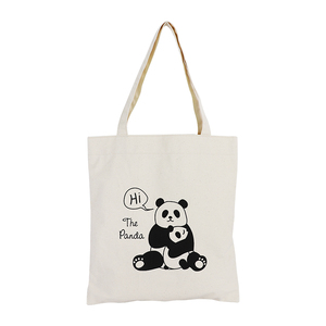 Sac fourre-tout en toile de coton marine tendance, design uni personnalisé, motif lettres sérigraphiées, léger, épaisseur 8 oz, taille moyenne, usage quotidien - Product Image 6