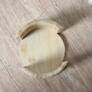 Juego de 4 Posavasos de Bambú, Soporte de Madera para Posavasos, Recuerdo de Boda Navideño, Posavasos de Mármol Blanco para Cerveza - Product Image 5
