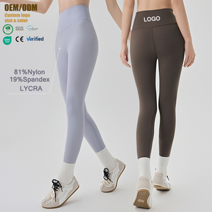 <span class=keywords><strong>Legging</strong></span> de yoga haut de gamme en tissu 7A antibactérien pour femme, effet seconde peau, taille haute, galbe fessier parfait, idéal pour le fitness - Product Image 1