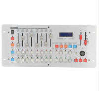 Console de contrôle d'éclairage DMX 240 canaux, table de contrôle d'éclairage de scène simple, faders et boutons, petits événements et éclairage de lieu