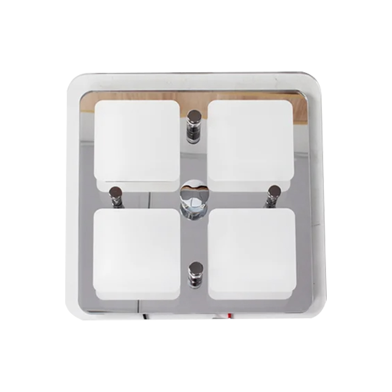 HEYRV High-Quality Caravan LED Light 3000-6000K Square Ceiling Touch Lamp Blue Night Light for Interior RV Boat Trailer