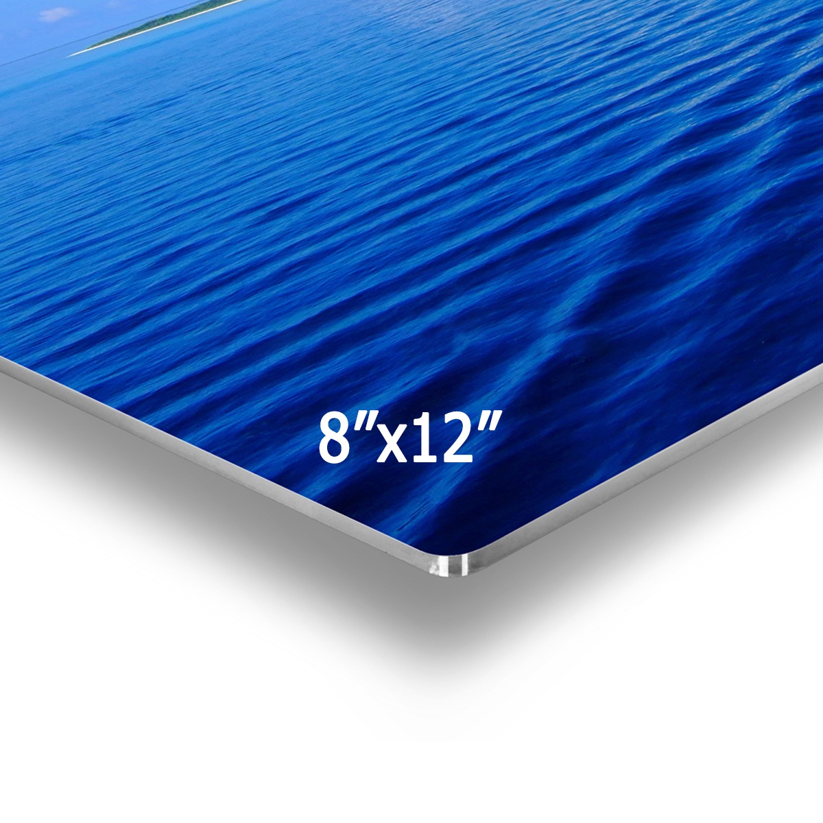 8"x12" 1.15mm Gloss White Longstar Beautysub HD Metal Prints High Definition Sublimation Aluminum Heat Transfer Photo Printing