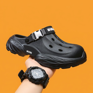 Sandalias Clogs Smile para Hombre, Punta Cerrada, Suela de EVA, Transpirables, Casuales, para Verano y Aire Libre - Product Image 1