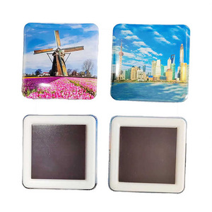 Máy tính để bàn 50*50mm 2*2 inch vuông Hướng dẫn sử dụng nam châm tủ lạnh Huy hiệu máy làm - Product Image 4