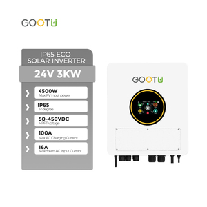 <span class=keywords><strong>Gootu</strong></span> en stock, onduleur solaire hybride Eco 3000W, IP65, MPPT 50Vdc-450Vdc, 3Kw, onduleur solaire hybride haute fréquence - Product Image 1