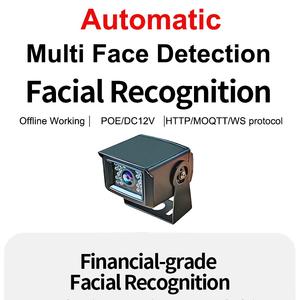 5MP Biometrisch systeem met gezichtsherkenning CCTV-<span class=keywords><strong>camera</strong></span> Nachtzicht Gezichtsherkenning Gezichtsdetectie Aanwezigheidssysteem DVR - Product Image 1