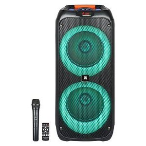 Ensemble karaoké YOUNG (Ricaricabile) Noir 25W 33181 Bluetooth USB, Mini-Jack 3,5mm, Lecteur de cartes - Product Image 2