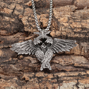 Collar con Colgante de Alas de Ángel Místicas Góticas Retro para Hombre y Mujer, Collar de Moda Punk Hip Hop, Joyería, Regalo, Venta al por Mayor - Product Image 6