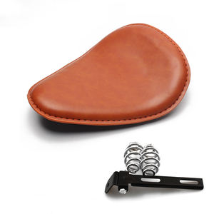 Siège de Moto Rétro en Cuir Crocodile de 3 Pouces, Support de Ressort en Diamant, pour Café Racer - Product Image 5