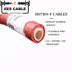 Cable de Goma VDE de 1 Núcleo H07RN-F, Cable H05RN-F H07RN-F SJTOW SEOOW SJEOOW 1G25mm2 H07RNF para <span class=keywords><strong>Europa</strong></span>, Portugal - Product Image 1
