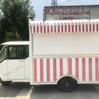 Chariot à nourriture Mobile pour moto et Sushi, 1 pièce, camion à Hamburger, Van de thaïlande, chariot pour Sushi, crème glacée, Tricycle