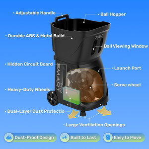 Machine à balles <span class=keywords><strong>de</strong></span> tennis et <span class=keywords><strong>de</strong></span> padel PUSUN Smart Pro, best-seller, équipement d'entraînement multifonctionnel pour les joueurs et les entraîneurs - Product Image 5