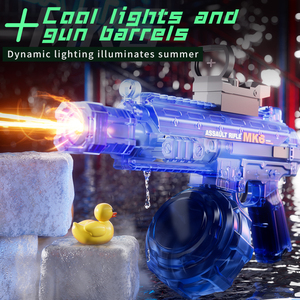 Nouveau pistolet à eau électrique MK6, jouets lanceurs d'eau noirs, puissants, longue portée, automatiques, pour enfants et <span class=keywords><strong>adultes</strong></span>, <span class=keywords><strong>jeux</strong></span> en plein air - Product Image 4