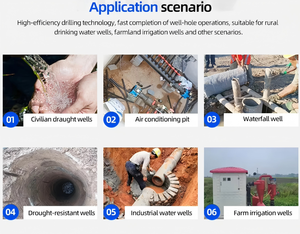 Nouvelle Offre Spéciale – Foreuse de puits d'eau rotative haute performance 380V, mobile, avec moteur de 150m de profondeur de forage, garantie 1 an - Product Image 5