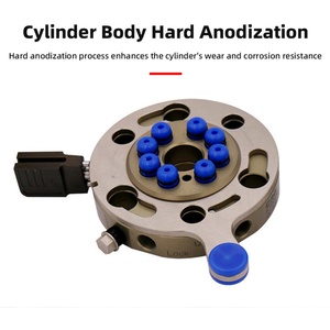 Acoplador manual de herramientas para cilindro EOAT de cambio rápido JD Robot para sistema de automatización neumática de pinzas de efecto final, caja de cartón de 1 kg - Product Image 3