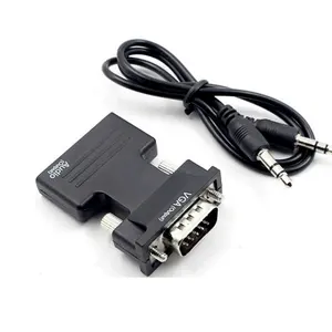 Gute Qualität HD zu VGA mit Audio VGA zu HD TV Adapter Konverter für Laptop PC