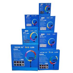 Le <span class=keywords><strong>plus</strong></span> populaire en 2024 Rgb Fill Lights <span class=keywords><strong>Tiktok</strong></span> Photographie Vidéo Lumière Winth 14 Inch Circle Led Di-color Photographie Ring Light - Product Image 3