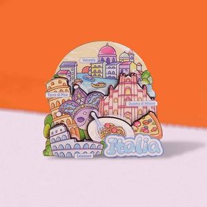 Custom Wooden Fridge Magnets Promotional Wood Fridge Magnet Souvenir Gift Wood Magnet Fridge Tourism Souvenirs - Product Image 6