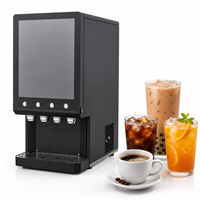 Distributeur de boissons instantanées en poudre à 4 saveurs, machine à café, lait, thé en poudre pour hôtel, cantine, couleur personnalisée