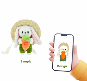 Peluche Personalizzato OEM con Design Kawaii a Forma di Orso, Super Morbido con Imbottitura in Cotone PP e Rete per Regali di Compleanno - Product Image 4