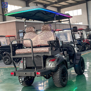 Voiturette de golf électrique tout-terrain 4 places au design luxueux, homologué<span class=keywords><strong>e</strong></span> pour la route, avec batterie 72V, voiturette de golf électrique Club Car - Product Image 5