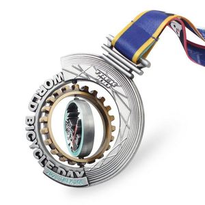 Medalla de Premio Personalizada de Metal para Deportes, Maratón 5K, Fútbol, Taekwondo, Natación, Fabricante de Medallas - Product Image 4